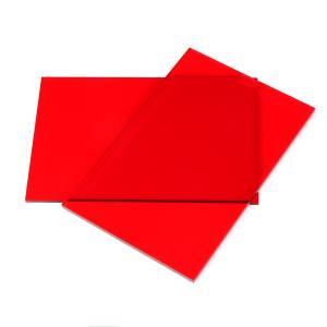 Quality Lightweight Translucent Red Acrylic Sheet 1050x1860mm Picture Frames Plexiglass wholesale