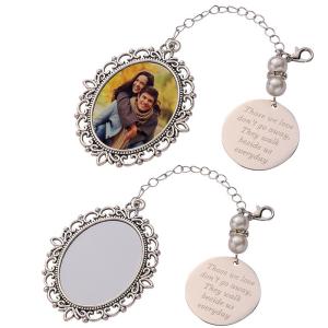 Quality Sublimation Blanks Memorial Pendant Ornament Sublimation Gifts wholesale