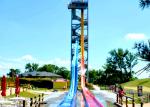 High Speed Rainbow Water Slide For 360 Riders Per Hour / Water Play Equipment