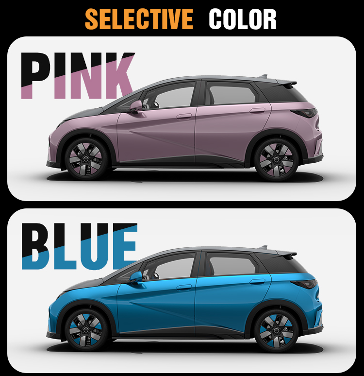 Byd Dolphin 405km Free Version The Best Sedan Car Blue Vehicle Handle Single Window Skylight Type Size mm 4995*1910*1495