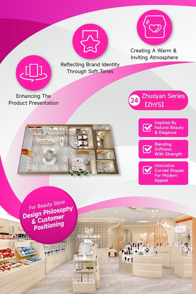 24-ZhYS Beauty Store Design With Zhuoyan Series