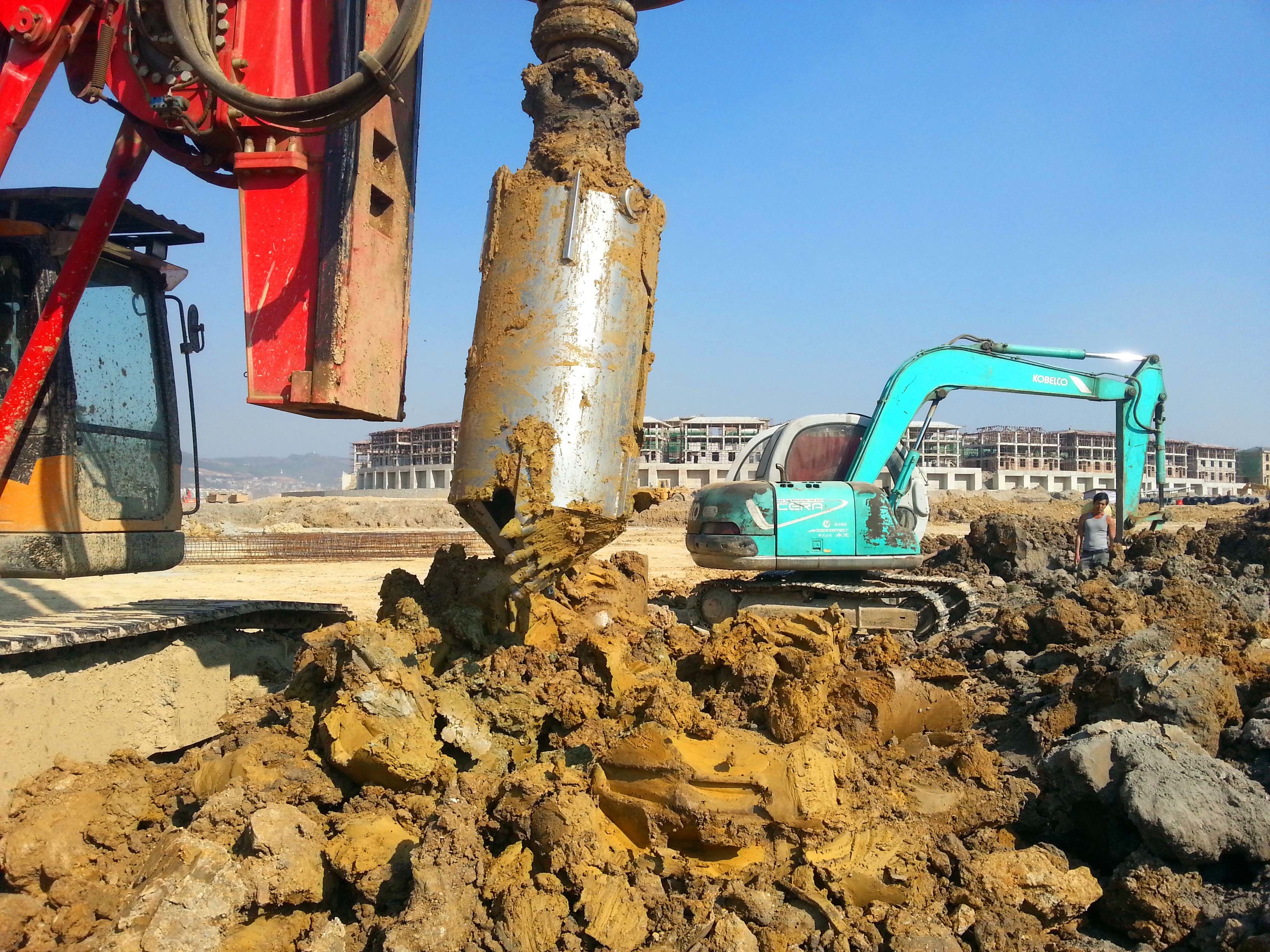 Double Bottom Standard Drilling Bucket Open Type For Pile Foundation