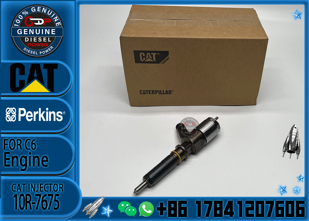 10R 7675 Fuel Injector 3264700 326-4700 for Caterpillar C6 C6.4 Engine CAT 320D Excavator
