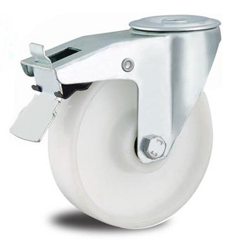 200mm Hollow Kingpin Industrial PP caster wheels