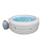 2.0m White Massage Inflatable Spa Hot Tub Whirlpool Bathtub