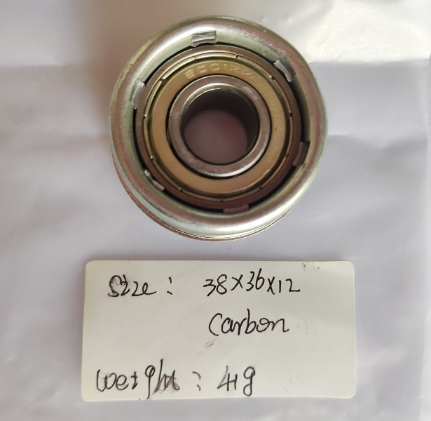 6001zz Miniature Stamping Flanged Deep Groove Ball Bearing 38x36x12