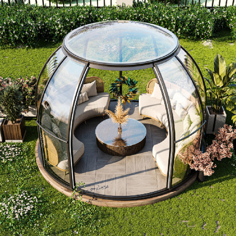 Hotel Transparent House Bubble Room Sun Room Star Room Garden Terrace Design Style Contemporary