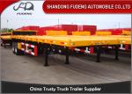 40 Foot Flatbed Container Trailer FUWA Axle Mechanical Suspension Type