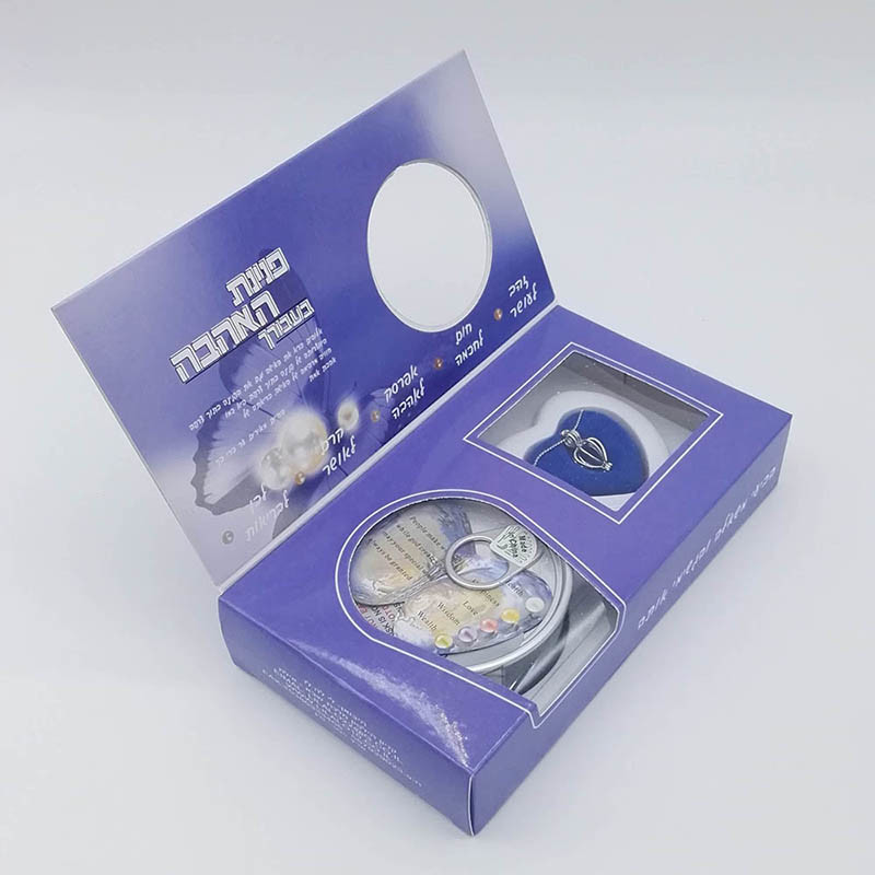 Custom Color Box Love Pearl Necklace Gift Box With Fashion Cage Pendant for Birthday or Holiday Gift