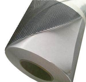 Quality 1.07*50m Perforated One Way Vision Film UV Resistance Waterproof Easy To Print wholesale