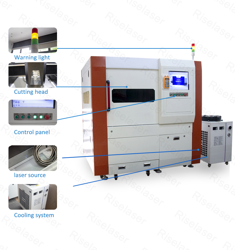 Automatic High Precision Jewelry Laser Cutting Machine Metal 1000w 3000w 6000w