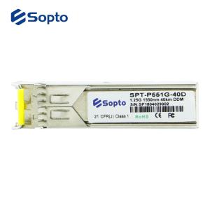 Quality LC 1.25g Sfp Optical Transceiver Fiber Optic Module For 40km Transmission wholesale