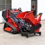 450KG Lifting Mini Loader Machine 25HP 23HP Rubber Tracked Skid Steer Loader