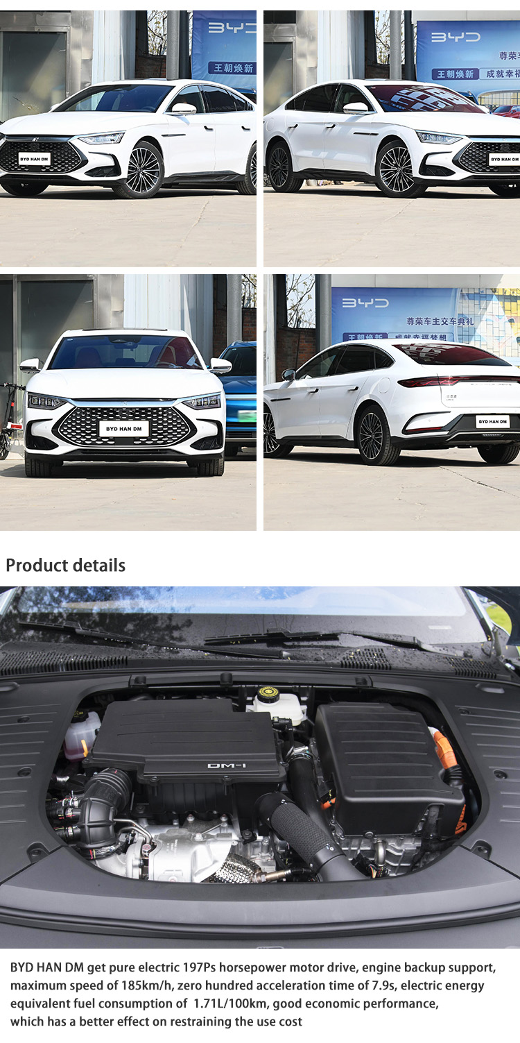 2023 New Energy Electric Vehicles Champion Hybrid BYD Han DM-I EV Car