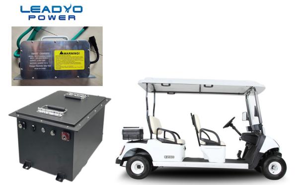 100A Golf Cart Lithium Battery With Overcharge / Overcurrent / Shortcircuit