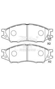 Quality Nissan Almera B15/N16 Ceramic Brake Pad AKB Braking System 41060-6N091 wholesale