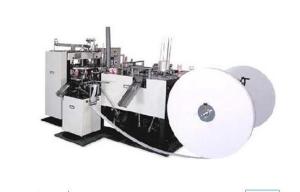Quality Custom Power Paper Cup Handle Machine Speed 35-45pcs/Min Double Side PE Coating wholesale