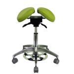 Beauty Salon Comfortable chair Green Micro Fiber dentist stool Saddel Shape
