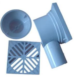 Quality UPVC plastic side floor drain, floor filler,bathroom floor drain, 10*10cm,15*15cm wholesale