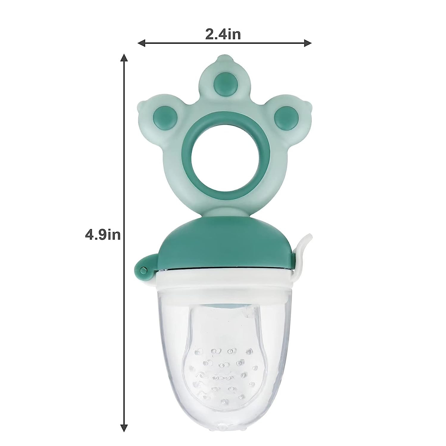 Tasteless Practical Silicone Food Teether Fruit Toy Multipurpose