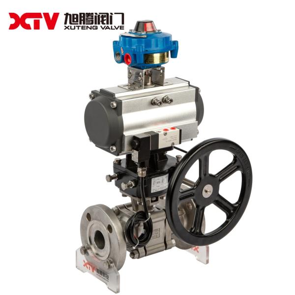 180.000kg 3PC Flanged Ball Valve with High Mount Pad CE APPROVED 30-day Return