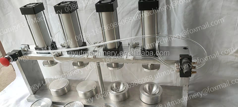 Professional Pneumatic Handmade Bath Bomb Making Machine with 20-60MM Roller Diameter