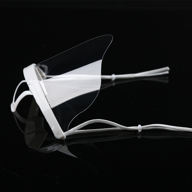 Washable Food Grade Transparent Plastic Face Mask