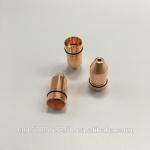 Industry Laser Cutting Consumables , Plasma Cutting Nozzle Copper Color