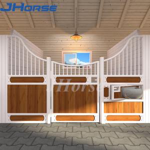 Quality 3.6x2.2 Building Sets Plans Wooden Horse Stable Door With Swivel Feeder wholesale