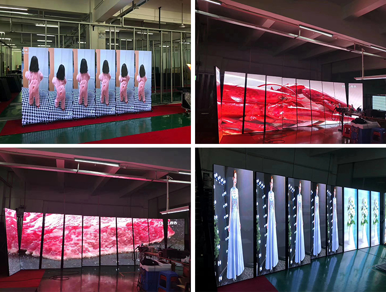 Lightweight 640x1920mm Creative LED Display P2.5 LED Poster Screen