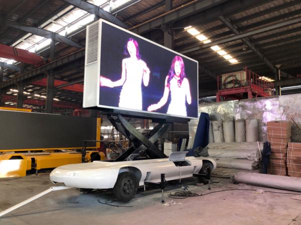 P4 P5 HD Truck Trailer Car Mobile Outdoor Advertising Led Sign Display For
