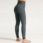 Senda Stripe Lifts Buttock Tall Waist Non See Through Yoga Leggings