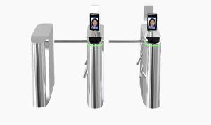 Quality Face Recognition Vertical Tripod Turnstile Gate 304 Stainless Steel 550-600mm Channel Width 450* 240* 1000mm wholesale