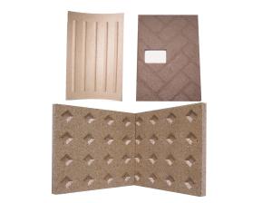 Quality Rectangle Industrial Fireplace Insulation Board Durable High Temperature wholesale