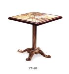 Modern furniture metal iron table base in carteen  (YT-17)