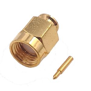Quality RG 402 SMA Coaxial Connector Male Pin Crimp Sma Straight Connector wholesale
