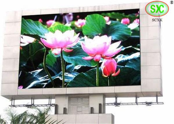 Pixel Pitch 6mm Advertising large outdoor LED display screens for plaza /