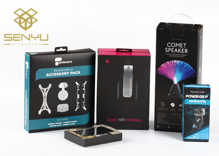 4c Offset Printing Electronic Product Packaging With Handle