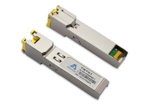 Quality 10/100/1000BASE-T Cat-5 UTP SFP Copper Transceiver 1.25Gb/s wholesale