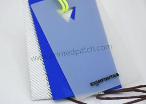 Quality Translucent Embossed PVC Hang Tags Custom Clothing Hang Tags wholesale