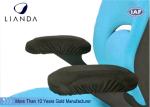 Colorful Velboa High Density Memory Foam Cover For Student Chair , Black Color