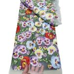 2023 3D flowers lace with sequins african lace fabric embroidery fabric for
