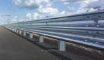 Corrugated W Beam Highway Guardrail 345 Yield Strength Steel ASTM A123 Zinc