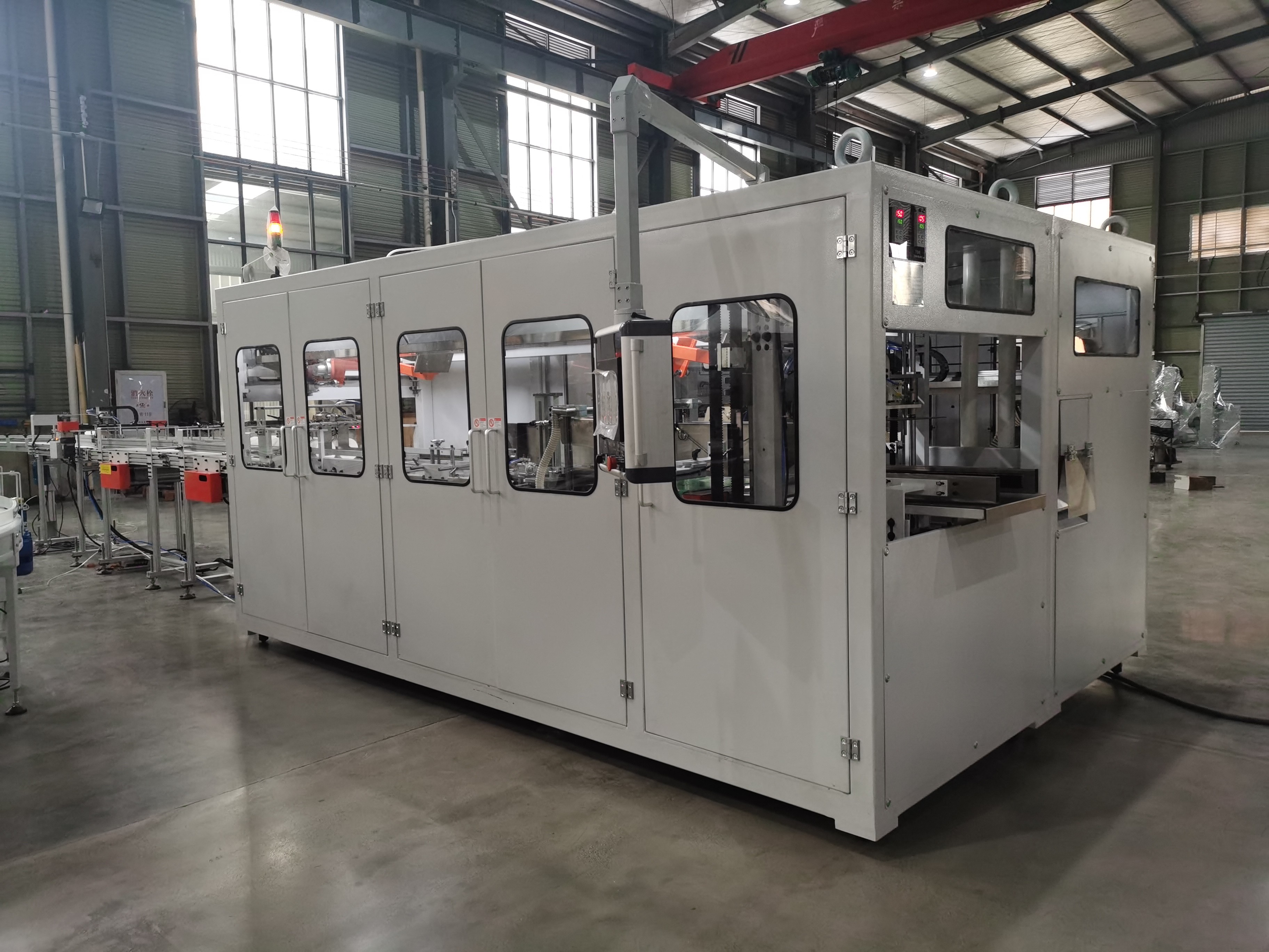 PLC Full Automatic Tissue Toilet Roll Packing Machine 18bags/min