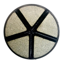 Concrete transitional grinding pads (3pcs)#100 with ceramic bonding for concrete fine polishing