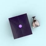High grade perfume packaging box, flip cover, double door, whitening freeze