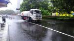 Sinotruk Howo Spray Gun Car Liquid Tanker Truck , Fire Sprinkler 20cbm