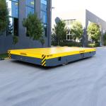 Steel Mill Die Motorized Flat Cart for Bay to Bay Die Transport Cart on Cement