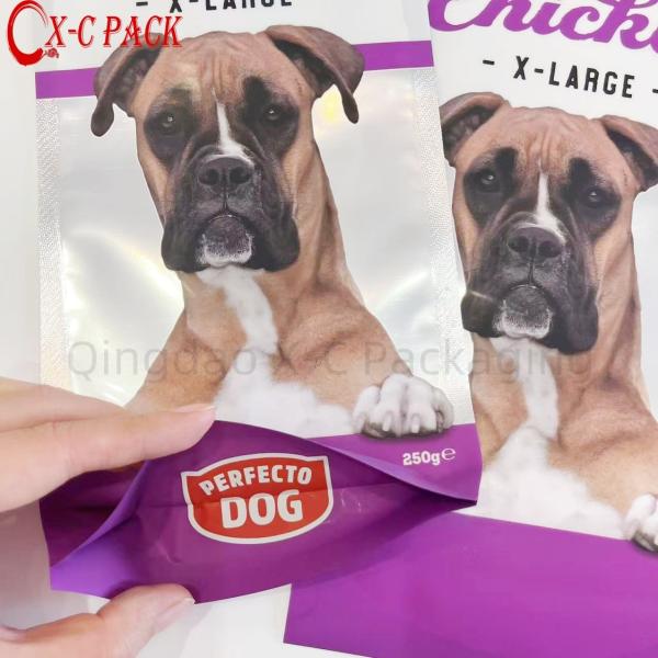 250g Custom Printed Pet Food Packaging Bag Factory Wholesale Price Recyclable