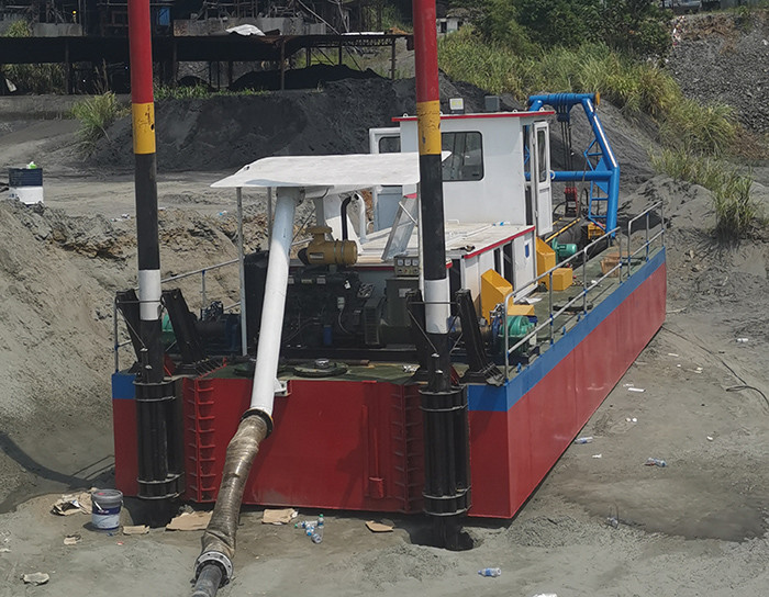 80 Cbm/H 8 Inch Samll Sand Mining Dredge With WN200 Sand Pump For River Dredging